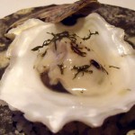 Oysters, Manresa Restaurant, Los Gatos, CA