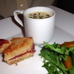 Iberico and Cheese Sandwich and Soup