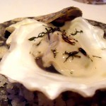 Oyster in Gelee with Julienne Nori