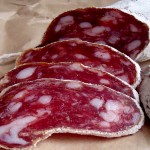 Baccalone Orange and Wild Fennel Salame Sliced