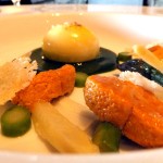 Canlis Restaurant Slow Poached Duck Egg and Uni