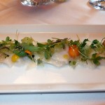 Scallop Crudo with Fresh Herbs and Red Chili