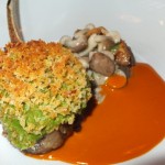 #8 Minted Rack of Lamb, Autumn Mushrooms, Red Curry Emulsion