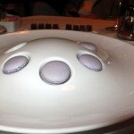 Macaroons on Flying Saucer Plate