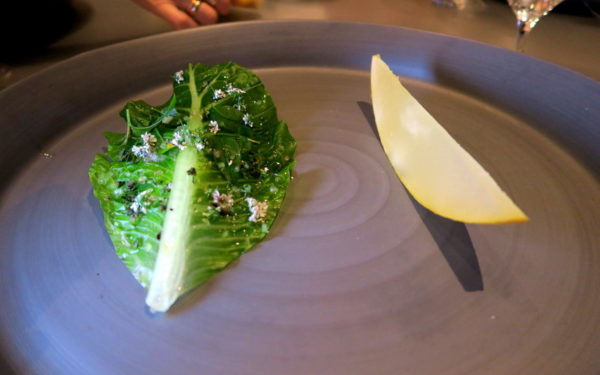 Veal Cheek, Chamomile, Melon